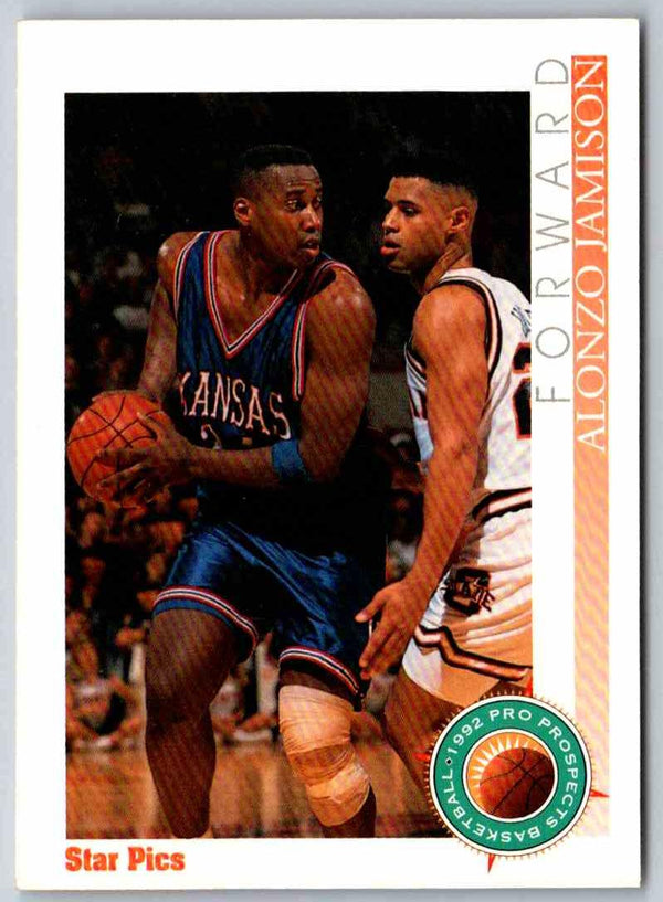 1992 Star Pics Alonzo Jamison #42