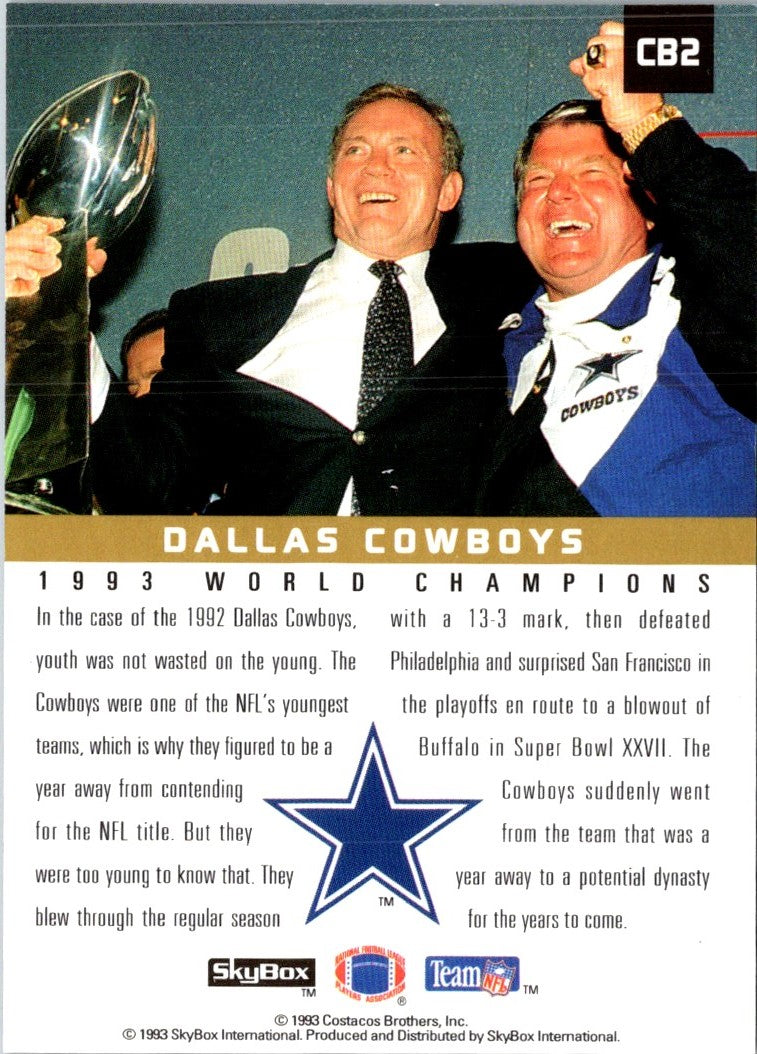 1993 SkyBox Premium Costacos Brothers 1993 World Champions