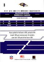 2006 Leaf Rookies & Stars Derrick Mason #8