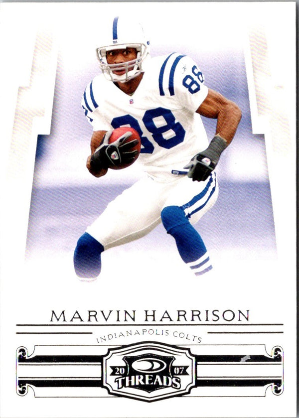 2007 Donruss Threads Marvin Harrison #86