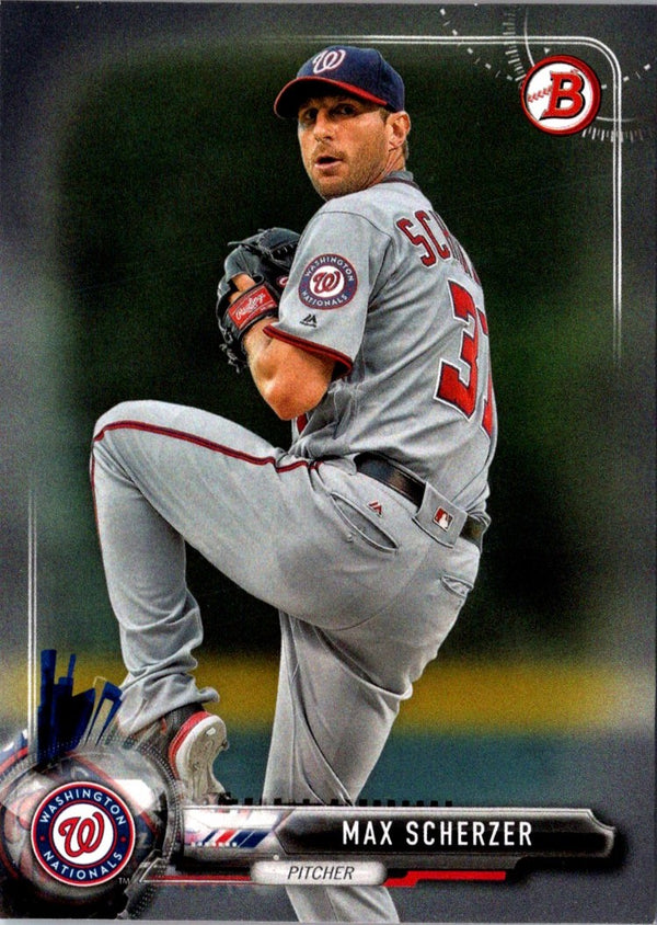 2017 Topps Holiday Bowman Max Scherzer #TH-MS