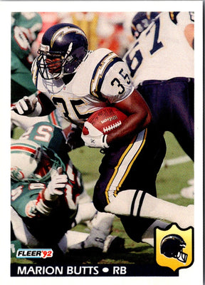 1992 Fleer Marion Butts #356
