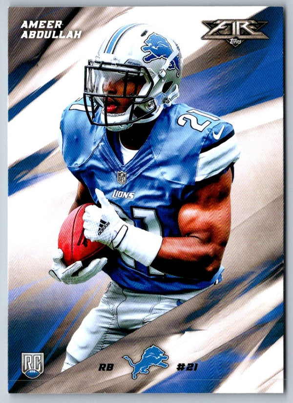 2015 Topps Fire Rookies Ameer Abdullah #42 Rookie