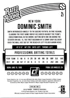2018 Donruss Dominic Smith #47 Rookie