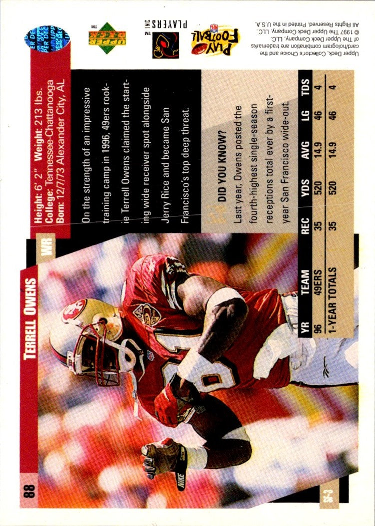 1997 Collector's Choice Terrell Owens