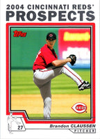 2004 Topps Traded & Rookies Brandon Claussen #T110