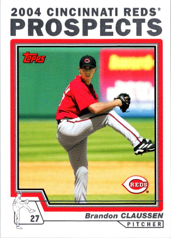 2004 Topps Traded & Rookies Brandon Claussen #T110