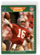 1989 Pro Set Super Bowl XXIV Binder Joe Montana