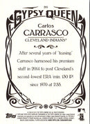 2015 Topps Gypsy Queen Carlos Carrasco