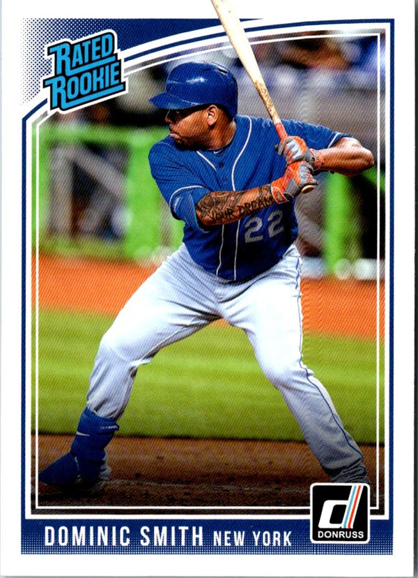 2018 Donruss Dominic Smith #47 Rookie