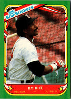 1987 Fleer Star Stickers Jim Rice #99