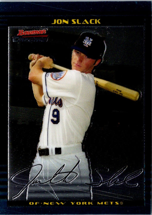 2002 Bowman Draft Picks & Prospects Chrome Jon Slack #BDP80 Rookie