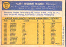 1970 Topps Harry Walker