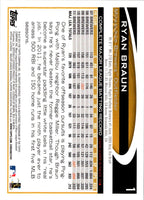 2012 Topps Ryan Braun #1A