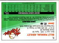1992 Donruss The Rookies Billy Ashley #5 Rookie