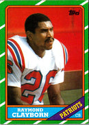 1986 Topps Raymond Clayborn