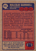 1985 Topps Malcolm Barnwell #285