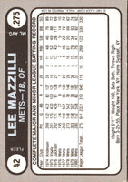 1981 Fleer Star Stickers Lee Mazzilli #42