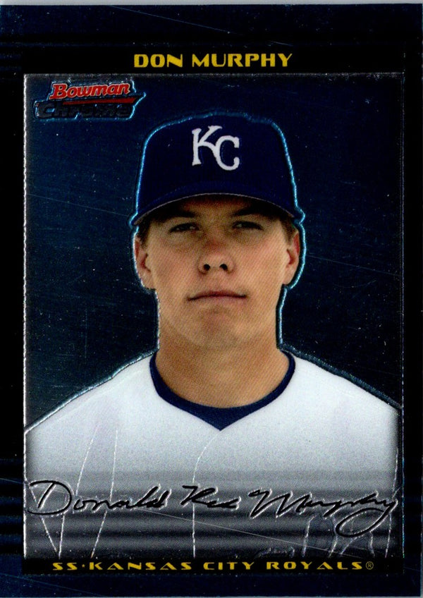 2002 Bowman Draft Picks & Prospects Don Murphy #BDP75 Rookie