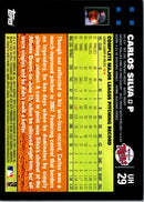 2007 Topps Updates & Highlights Carlos Silva