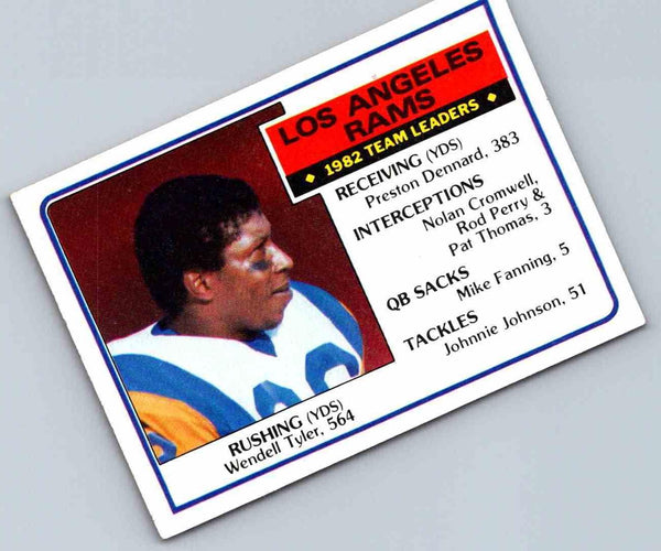 1983 Topps Wendell Tyler #86