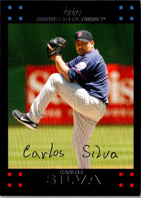 2007 Topps Updates & Highlights Carlos Silva #UH29
