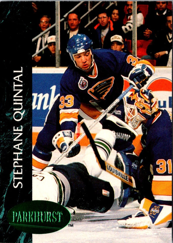 1992 Parkhurst Stephane Quintal #384