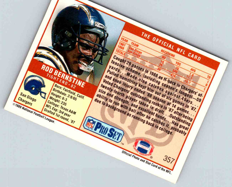 1989 NFL Proset Rod Bernstine