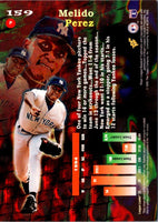 1995 Stadium Club Virtual Reality Members Only Melido Perez #159