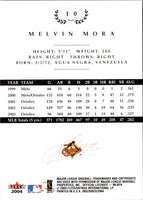 2004 Fleer InScribed Melvin Mora #10