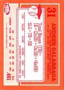 1990 Topps Hills Hit Men Andres Galarraga