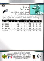 2007 Upper Deck Edwin Jackson #966