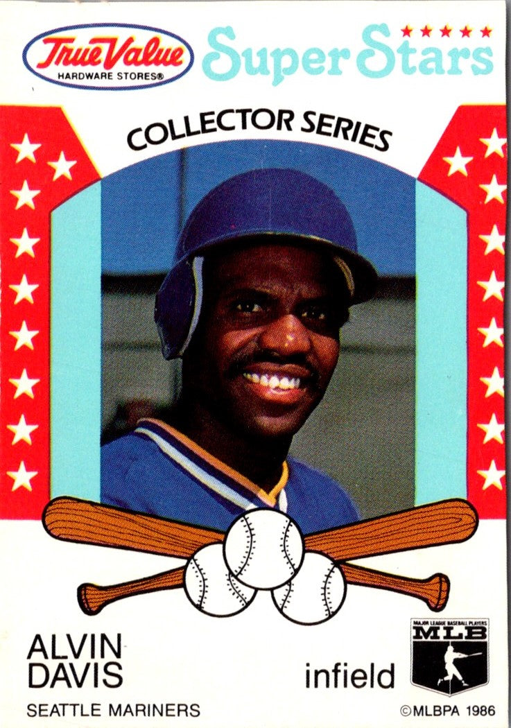 1986 True Value Alvin Davis