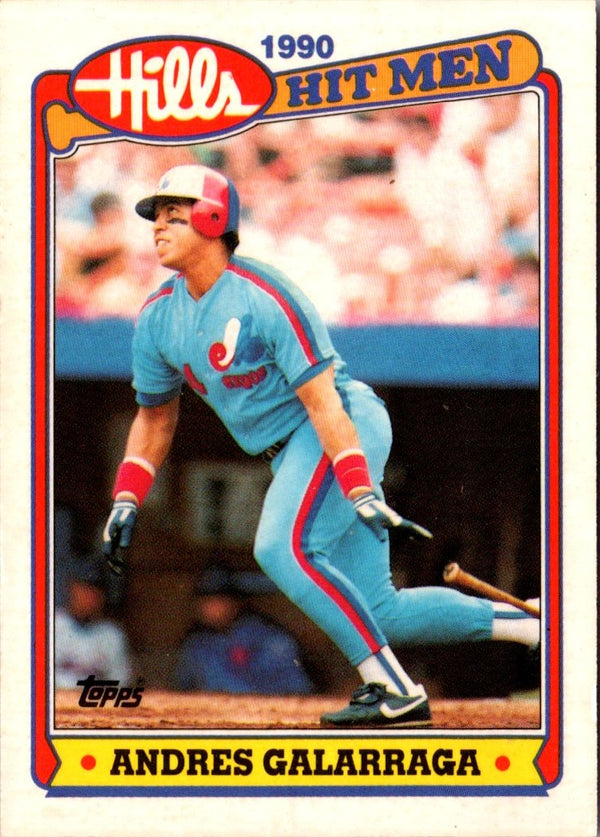 1990 Topps Hills Hit Men Andres Galarraga #31