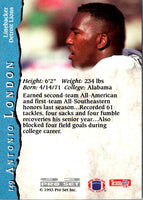 1993 Pro Set Antonio London #149 Rookie