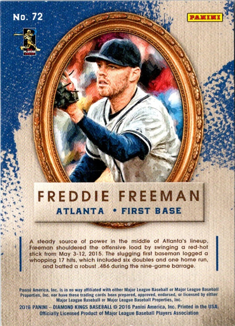 2016 Panini Diamond Kings Freddie Freeman