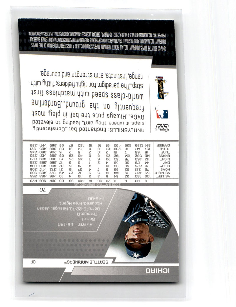 2002 Stadium Club Ichiro Suzuki