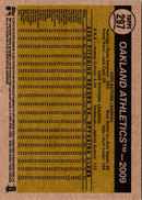 2010 Topps Heritage Oakland Athletics