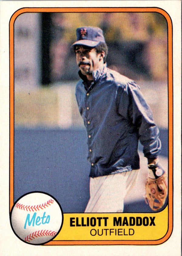 1981 Fleer Elliott Maddox #326