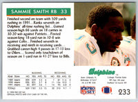 1992 Proset Sammie Smith #233