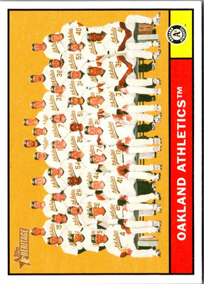 2010 Topps Heritage Oakland Athletics #297