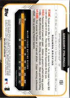 2015 Bowman Chrome Gregory Polanco #151