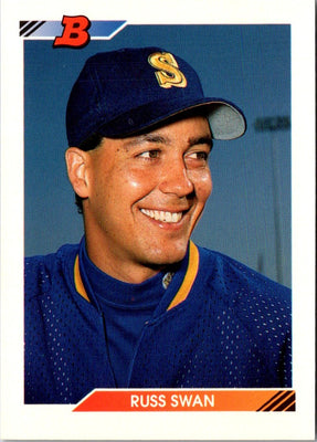 1992 Bowman Russ Swan #378