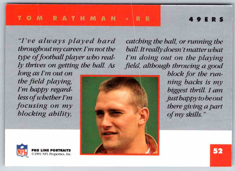 1991 ProLine Tom Rathman