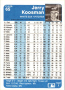 1984 Fleer Jerry Koosman