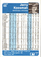 1984 Fleer Jerry Koosman #65