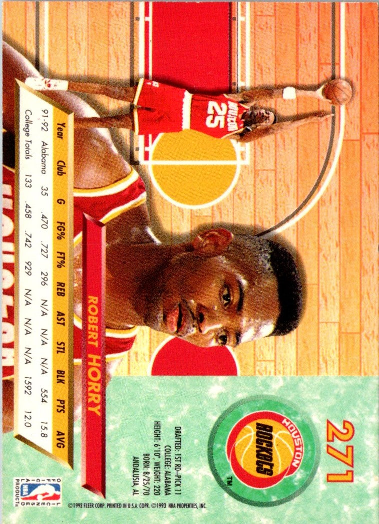 1992 Ultra Robert Horry