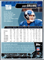 2005 Stadium Club Kerry Collins #107