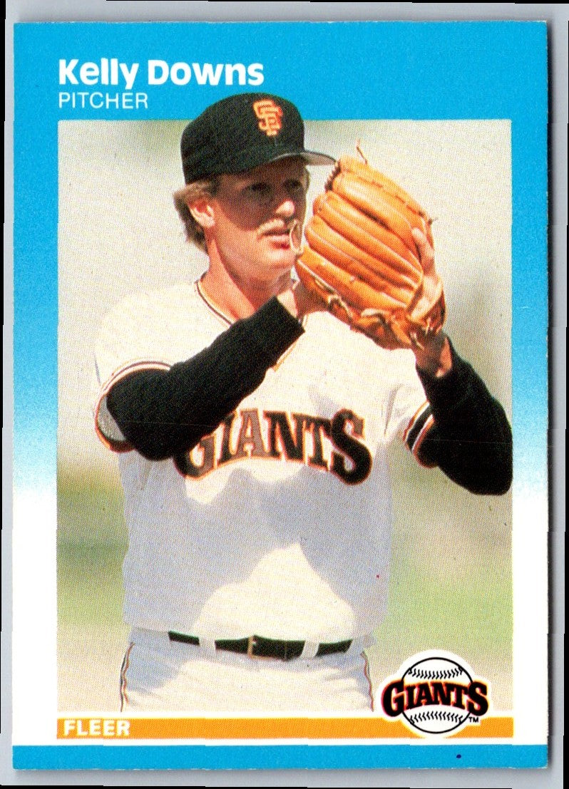 1987 Fleer Kelly Downs