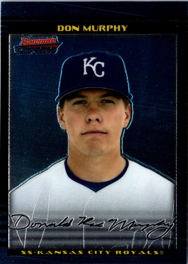 2002 Bowman Draft Picks & Prospects Chrome Don Murphy #BDP75 Rookie